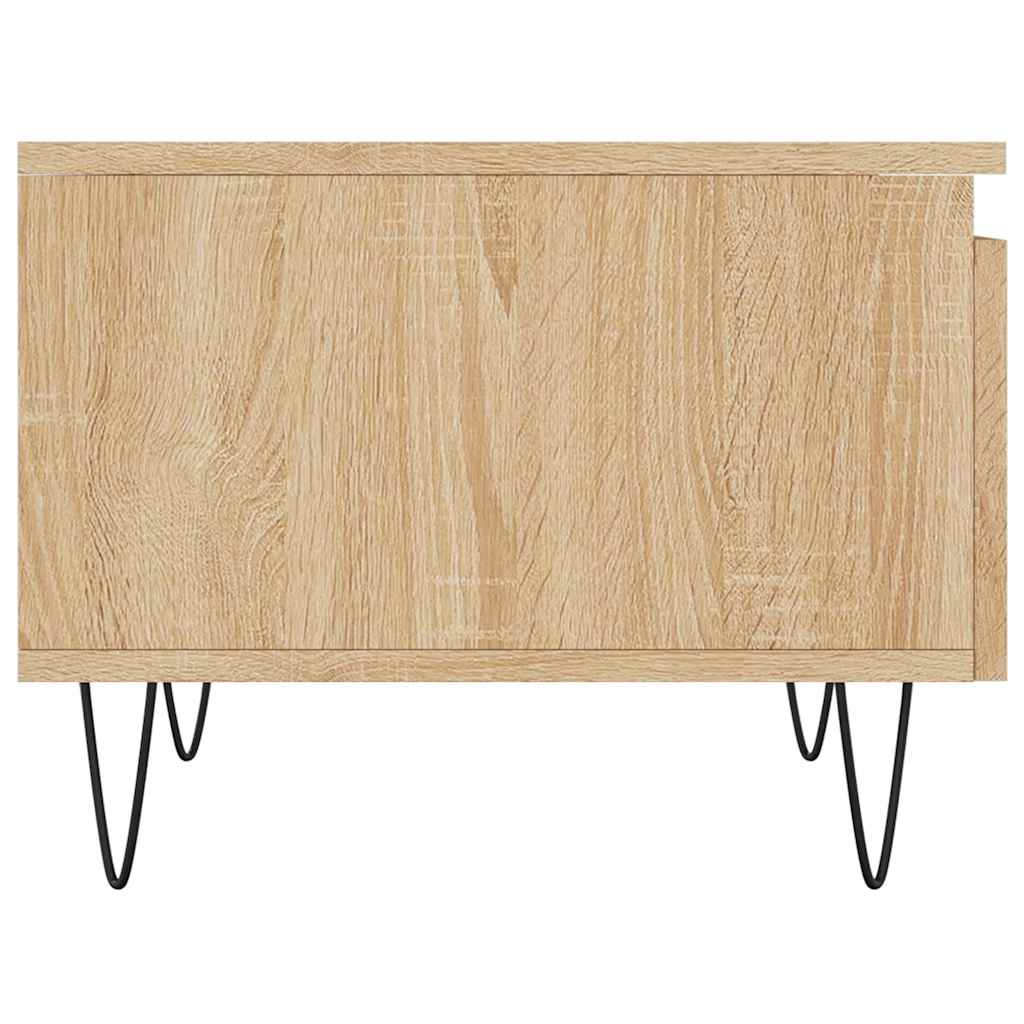 Tavolini Salotto 2pz Rovere Sonoma 50x46x35cm Legno Multistrato