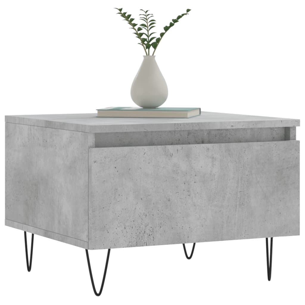 Tavolini Salotto 2pz Grigio Cemento 50x46x35 Legno Multistrato | homemem39