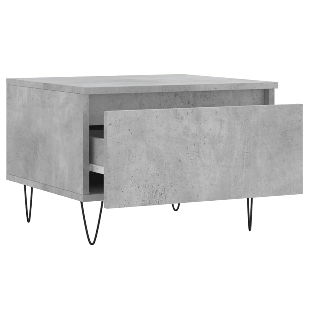 Tavolini Salotto 2pz Grigio Cemento 50x46x35 Legno Multistrato | homemem39