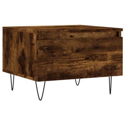 Tavolini Salotto 2pz Rovere Fumo 50x46x35 cm Legno Multistrato | homemem39