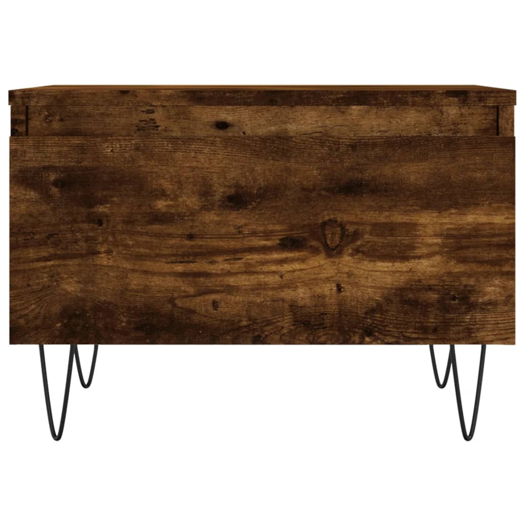 Tavolini Salotto 2pz Rovere Fumo 50x46x35 cm Legno Multistrato | homemem39