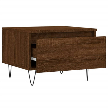 Tavolini Salotto 2pz Rovere Marrone 50x46x35 Legno Multistrato | homemem39