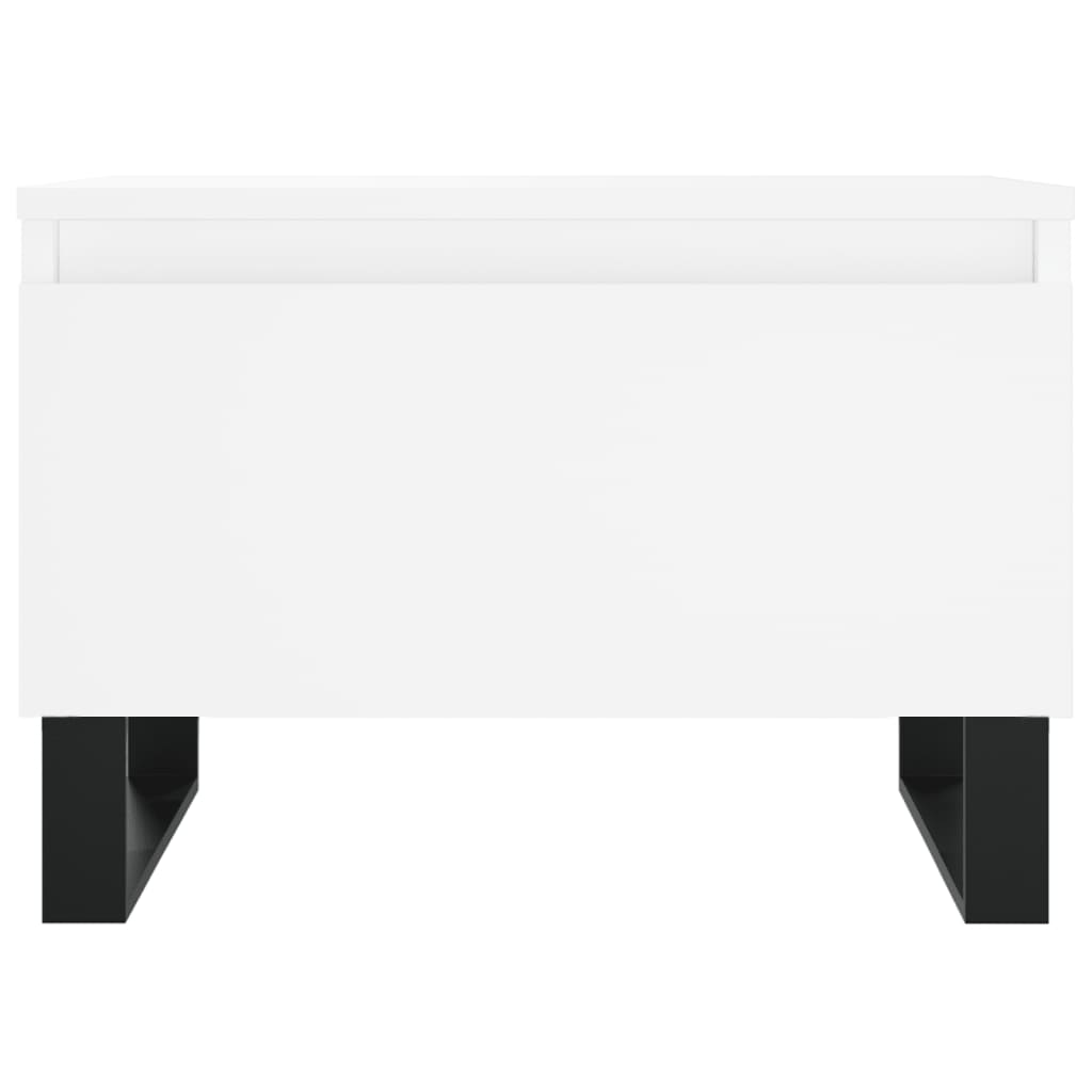 Tavolini da Salotto 2pz Bianchi 50x46x35cm in Legno Multistrato | homemem39