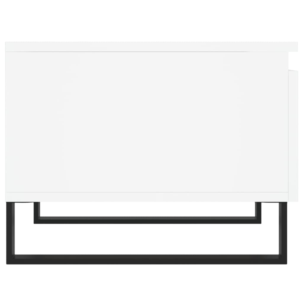 Tavolini da Salotto 2pz Bianchi 50x46x35cm in Legno Multistrato | homemem39