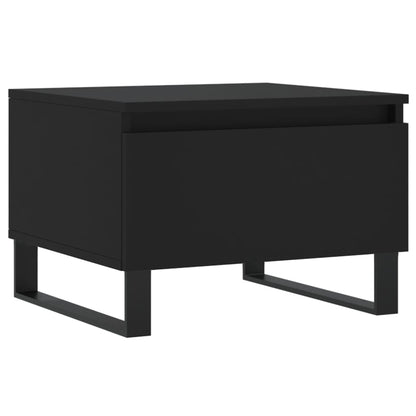Tavolini da Salotto 2pz Neri 50x46x35 cm in Legno Multistrato | homemem39