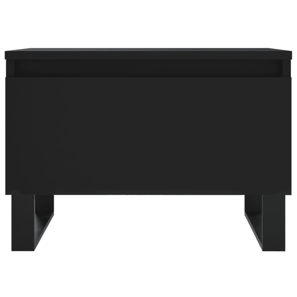Tavolini da Salotto 2pz Neri 50x46x35 cm in Legno Multistrato | homemem39