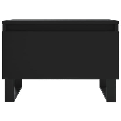 Tavolini da Salotto 2pz Neri 50x46x35 cm in Legno Multistrato | homemem39
