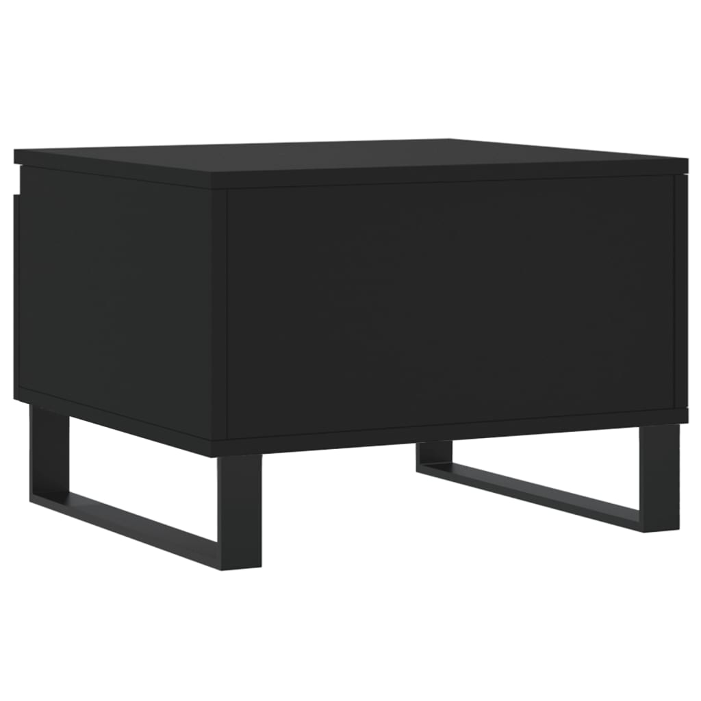 Tavolini da Salotto 2pz Neri 50x46x35 cm in Legno Multistrato | homemem39