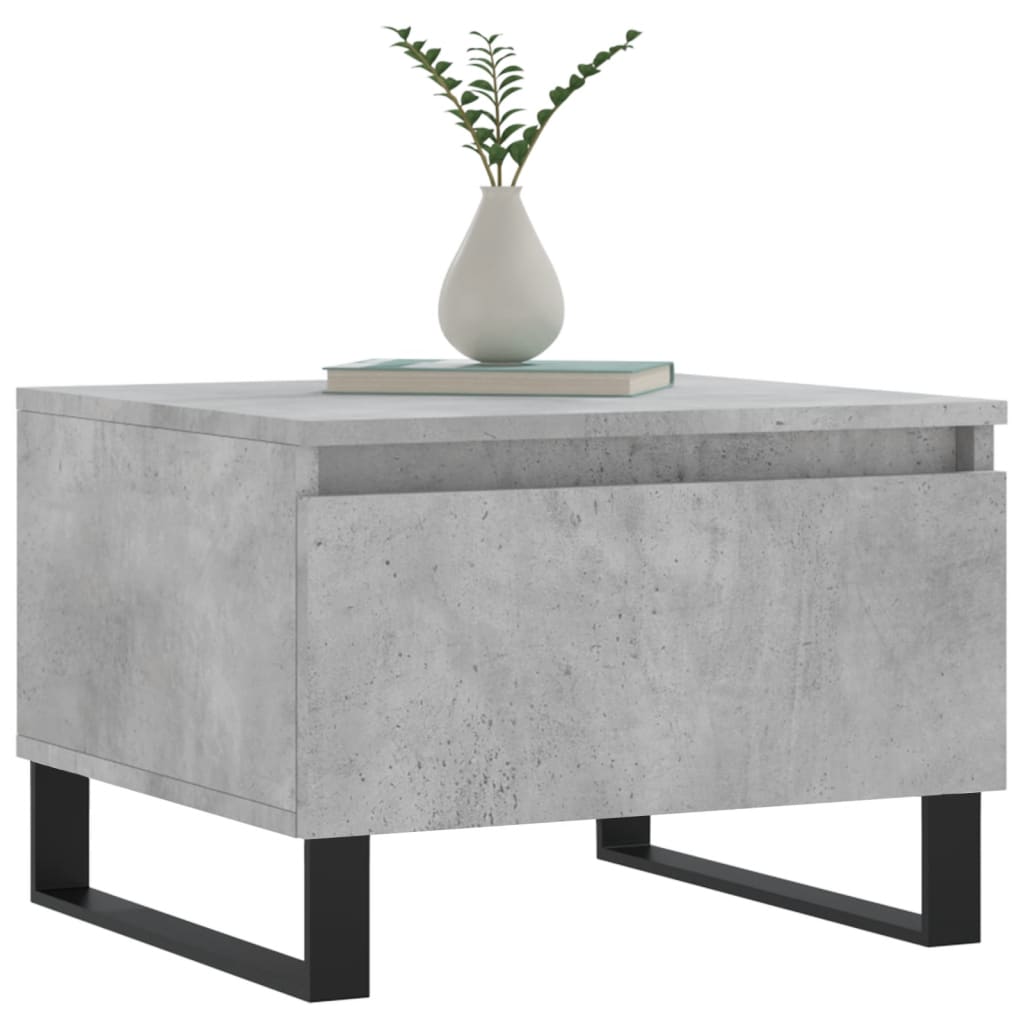 Tavolini Salotto 2pz Grigio Cemento 50x46x35 Legno Multistrato | homemem39