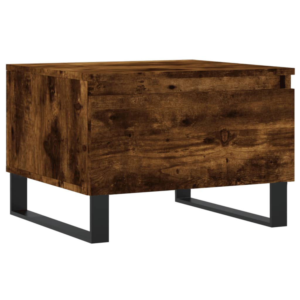 Tavolini Salotto 2pz Rovere Fumo 50x46x35 cm Legno Multistrato | homemem39
