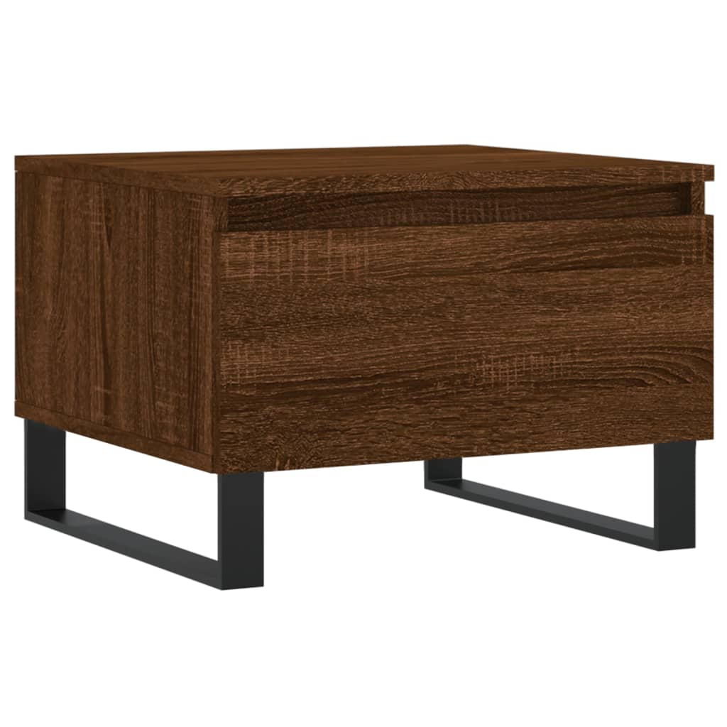 Tavolini Salotto 2pz Rovere Marrone 50x46x35 Legno Multistrato | homemem39