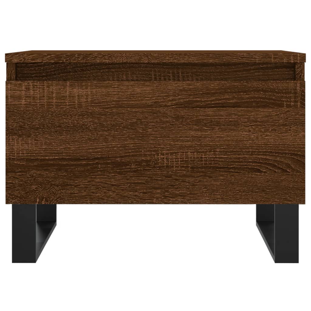 Tavolini Salotto 2pz Rovere Marrone 50x46x35 Legno Multistrato | homemem39