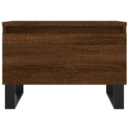 Tavolini Salotto 2pz Rovere Marrone 50x46x35 Legno Multistrato | homemem39