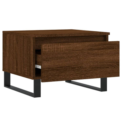 Tavolini Salotto 2pz Rovere Marrone 50x46x35 Legno Multistrato | homemem39