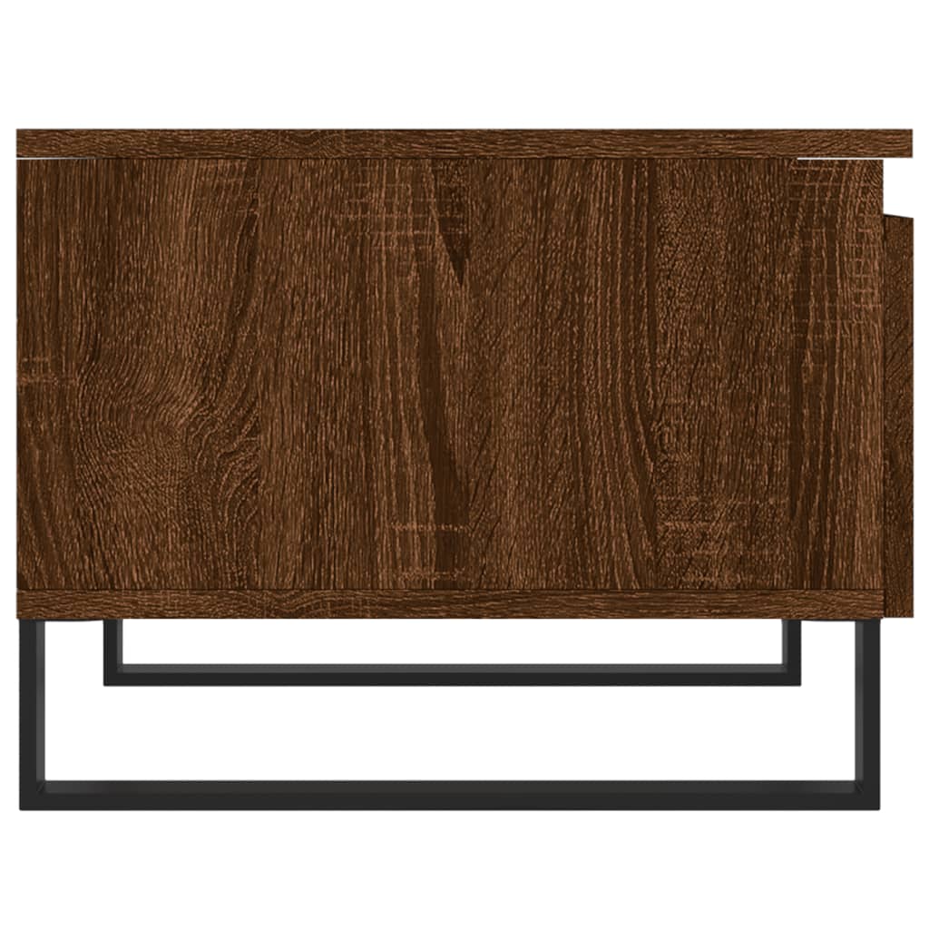 Tavolini Salotto 2pz Rovere Marrone 50x46x35 Legno Multistrato | homemem39