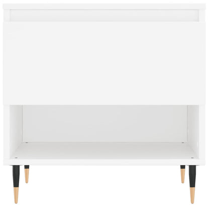 Tavolini Salotto 2 pz Bianchi 50x46x50 cm in Legno Multistrato | homemem39