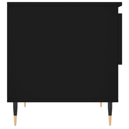 Tavolino da Salotto Nero 50x46x50 cm in Legno Multistrato | homemem39