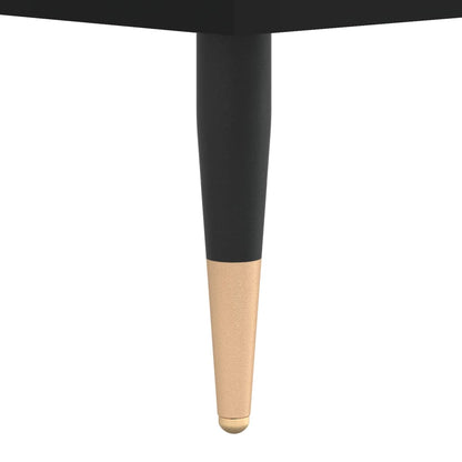 Tavolino da Salotto Nero 50x46x50 cm in Legno Multistrato | homemem39