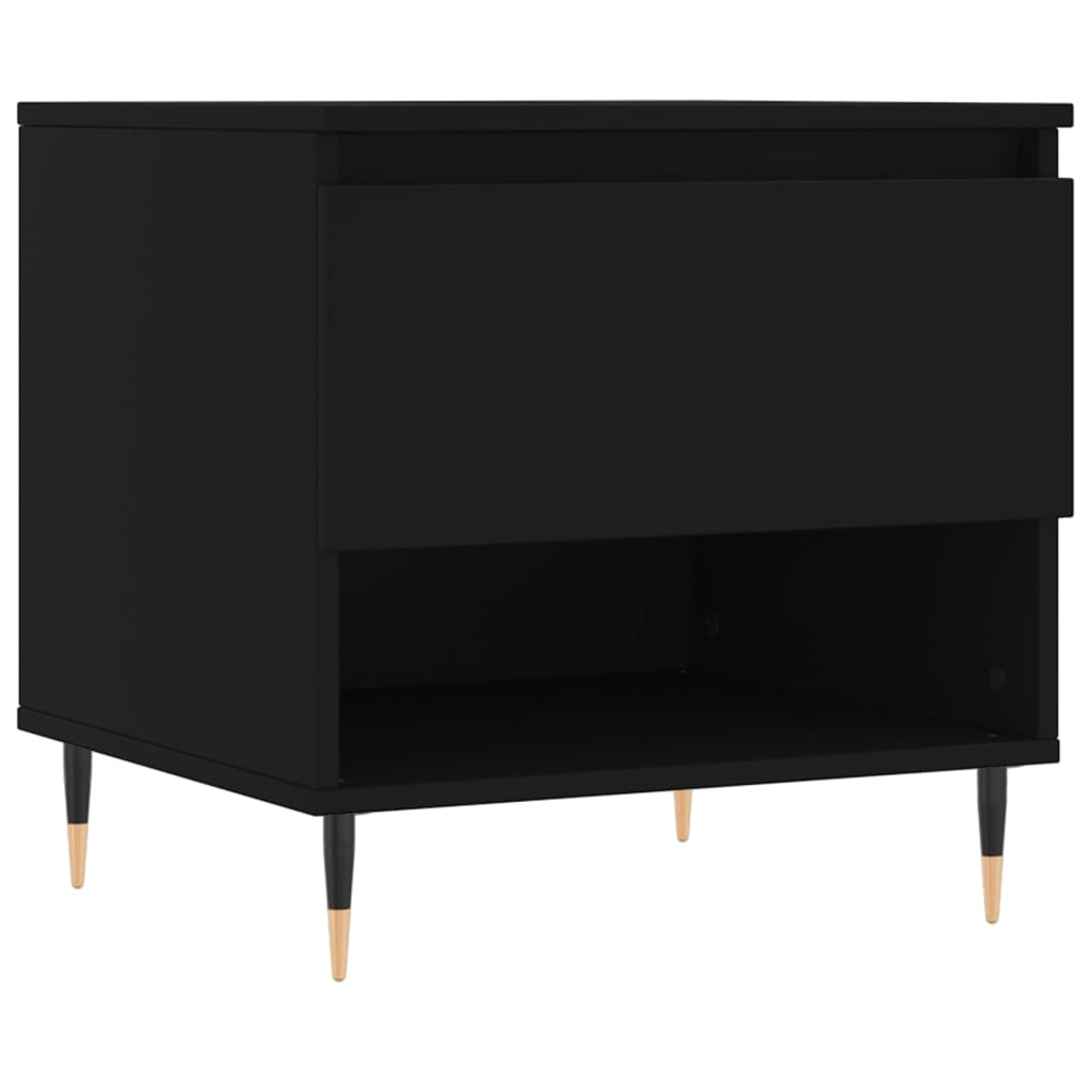 Tavolini da Salotto 2 pz Neri 50x46x50 cm in Legno Multistrato | homemem39