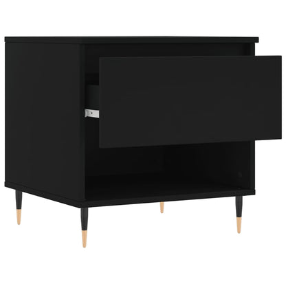 Tavolini da Salotto 2 pz Neri 50x46x50 cm in Legno Multistrato | homemem39