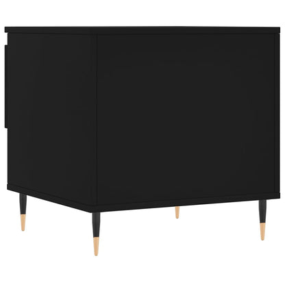 Tavolini da Salotto 2 pz Neri 50x46x50 cm in Legno Multistrato | homemem39