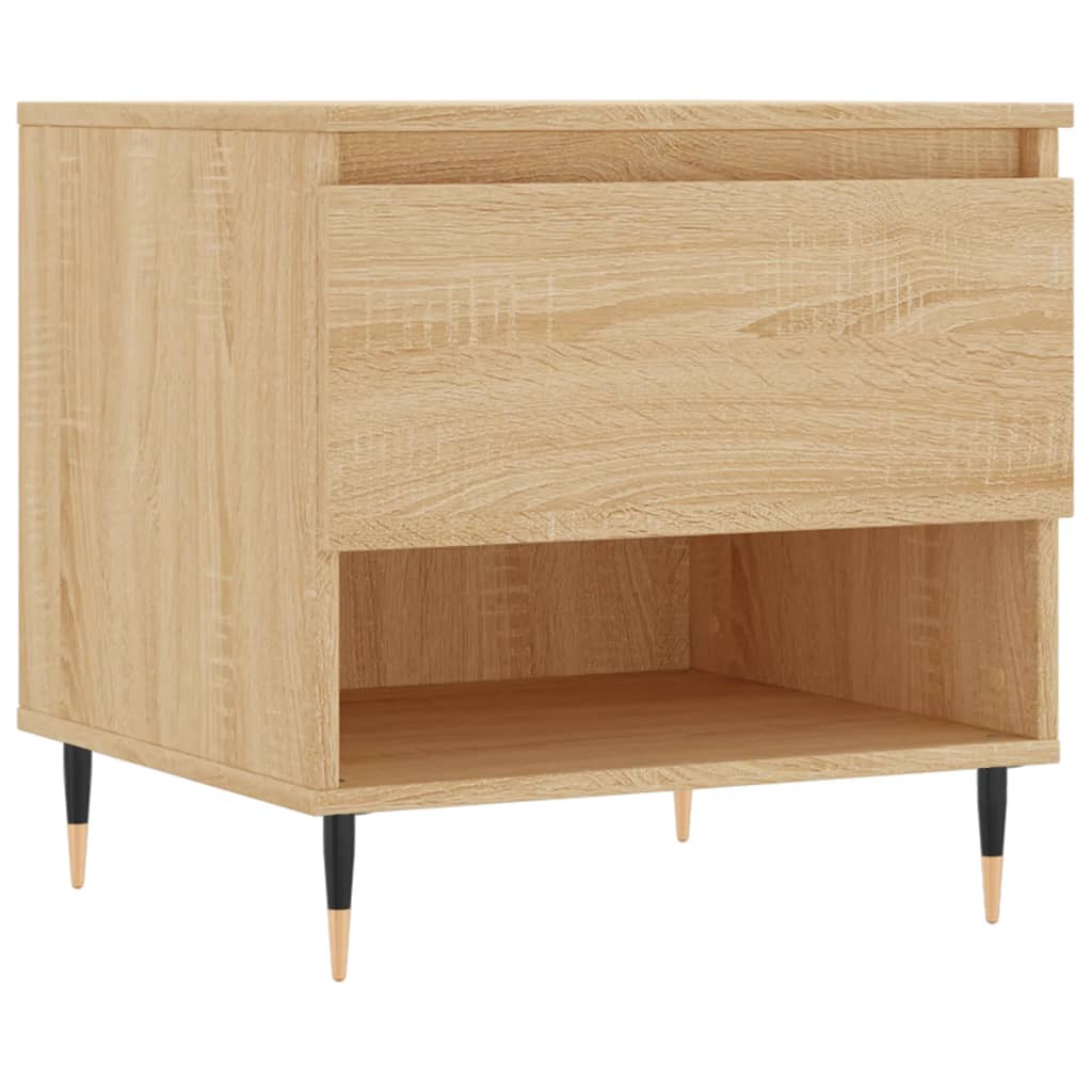 Tavolini Salotto 2pz Rovere Sonoma 50x46x50cm Legno Multistrato | homemem39