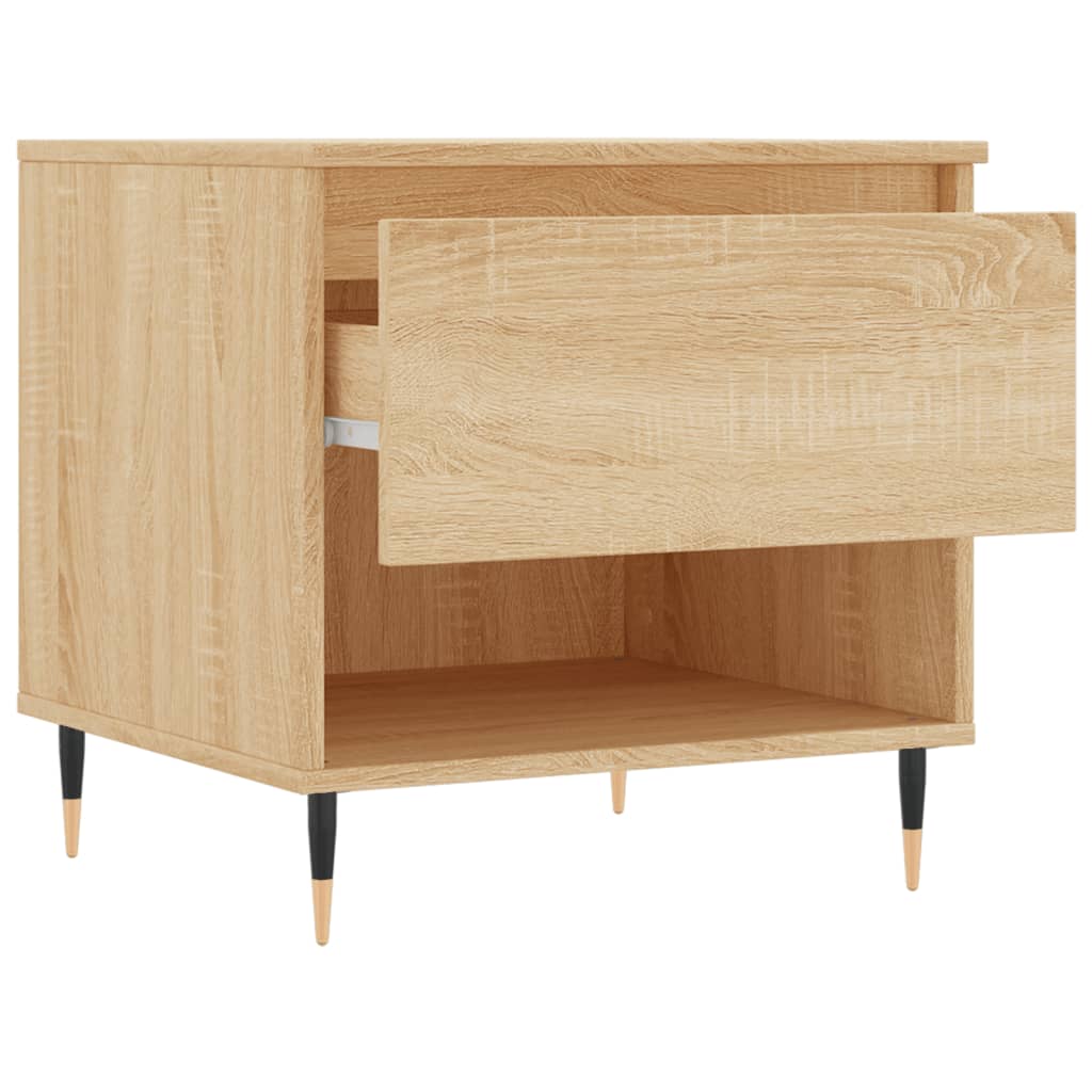 Tavolini Salotto 2pz Rovere Sonoma 50x46x50cm Legno Multistrato | homemem39