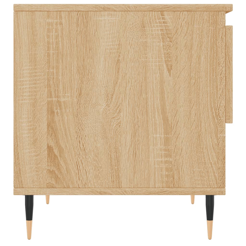 Tavolini Salotto 2pz Rovere Sonoma 50x46x50cm Legno Multistrato | homemem39