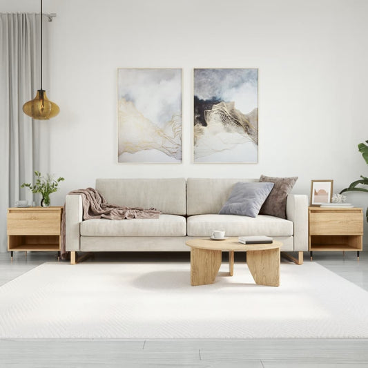 Tavolini Salotto 2pz Rovere Sonoma 50x46x50cm Legno Multistrato | homemem39