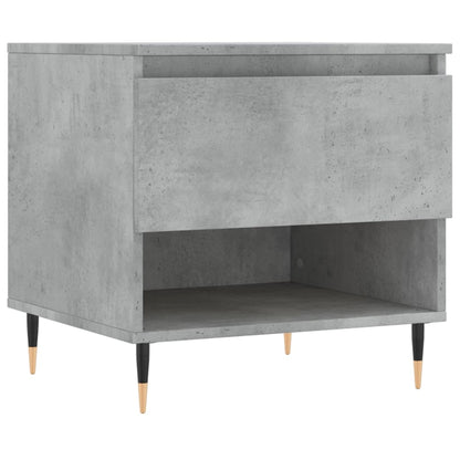 Tavolino da Salotto Grigio Cemento 50x46x50cm Legno Multistrato | homemem39