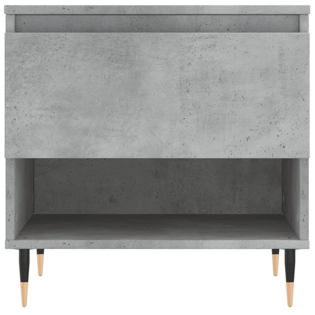 Tavolino da Salotto Grigio Cemento 50x46x50cm Legno Multistrato | homemem39
