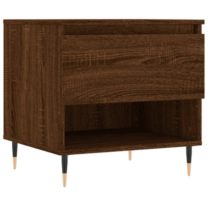 Tavolini Salotto 2pz Rovere Marrone 50x46x50 Legno Multistrato | homemem39