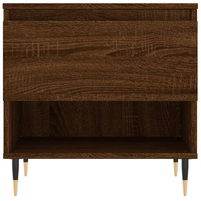 Tavolini Salotto 2pz Rovere Marrone 50x46x50 Legno Multistrato | homemem39