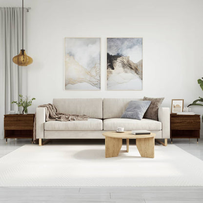 Tavolini Salotto 2pz Rovere Marrone 50x46x50 Legno Multistrato | homemem39