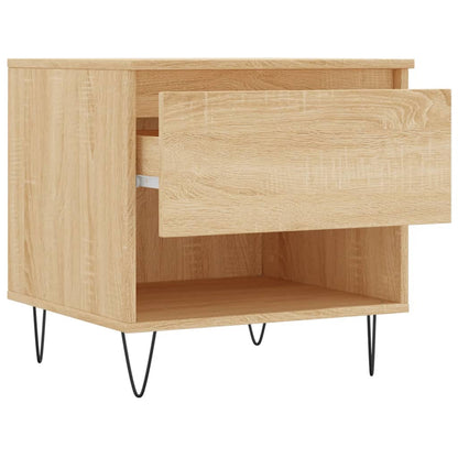 Tavolini Salotto 2pz Rovere Sonoma 50x46x50cm Legno Multistrato | homemem39