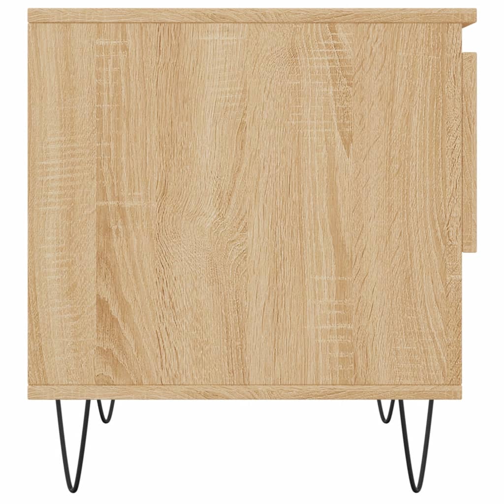 Tavolini Salotto 2pz Rovere Sonoma 50x46x50cm Legno Multistrato | homemem39