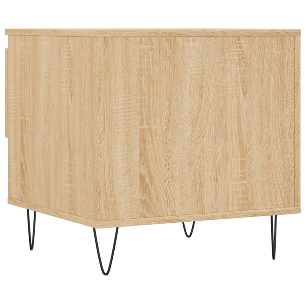 Tavolini Salotto 2pz Rovere Sonoma 50x46x50cm Legno Multistrato | homemem39