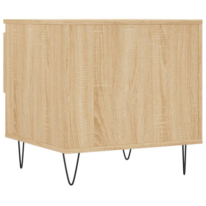 Tavolini Salotto 2pz Rovere Sonoma 50x46x50cm Legno Multistrato