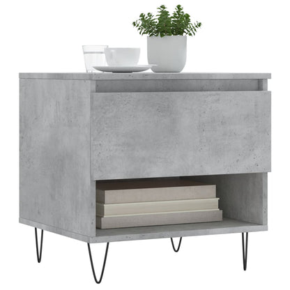 Tavolini Salotto 2pz Grigio Cemento 50x46x50 Legno Multistrato | homemem39