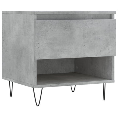Tavolini Salotto 2pz Grigio Cemento 50x46x50 Legno Multistrato | homemem39