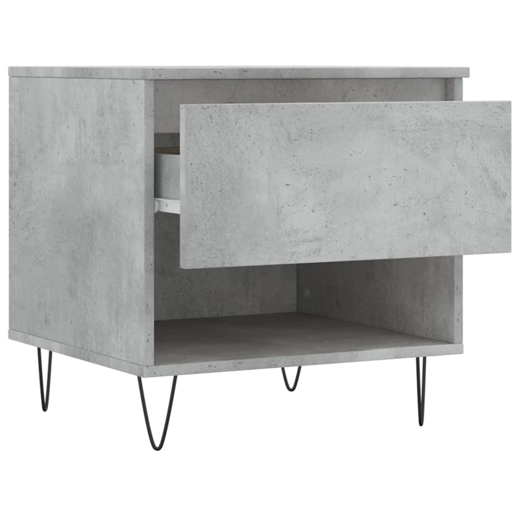 Tavolini Salotto 2pz Grigio Cemento 50x46x50 Legno Multistrato | homemem39
