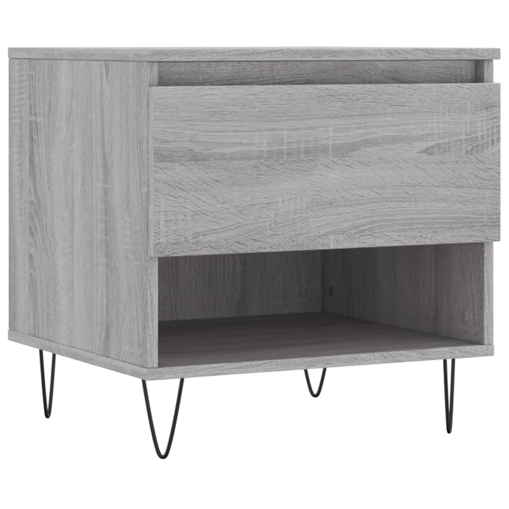 Tavolini Salotto 2pz Grigio Sonoma 50x46x50cm Legno Multistrato | homemem39