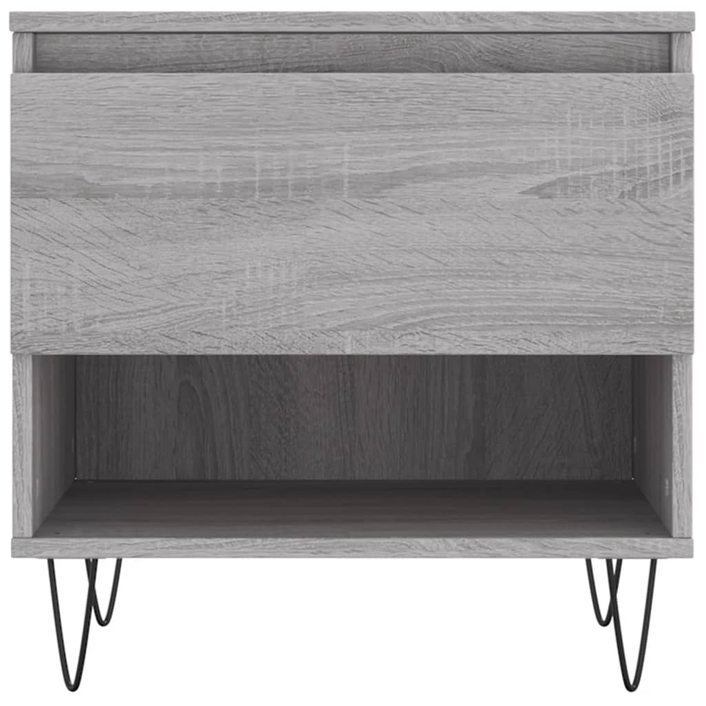 Tavolini Salotto 2pz Grigio Sonoma 50x46x50cm Legno Multistrato | homemem39