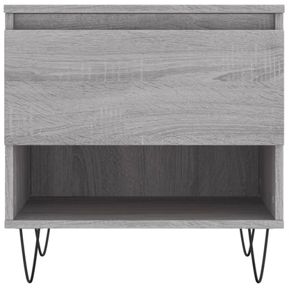 Tavolini Salotto 2pz Grigio Sonoma 50x46x50cm Legno Multistrato | homemem39