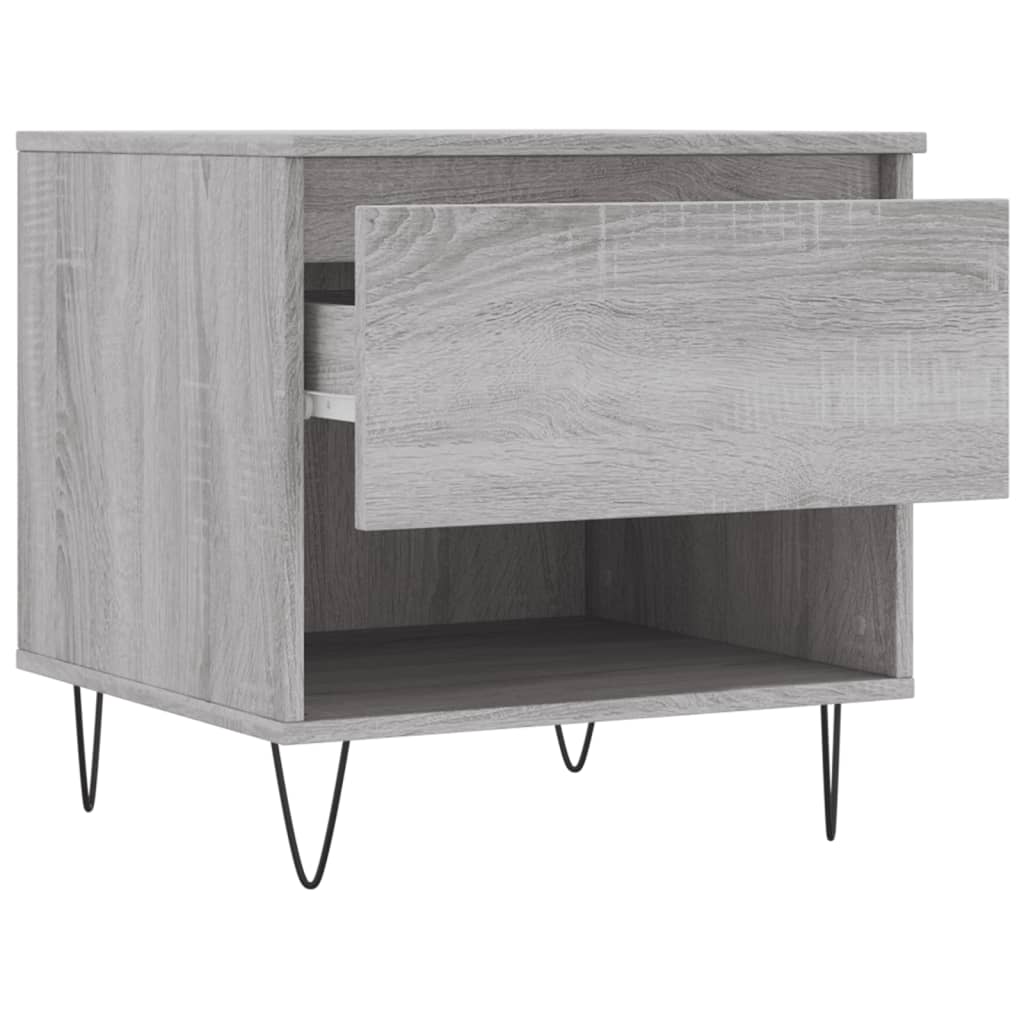Tavolini Salotto 2pz Grigio Sonoma 50x46x50cm Legno Multistrato | homemem39