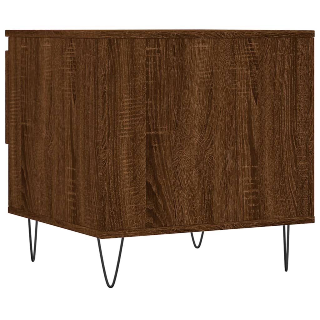 Tavolini Salotto 2pz Rovere Marrone 50x46x50 Legno Multistrato | homemem39