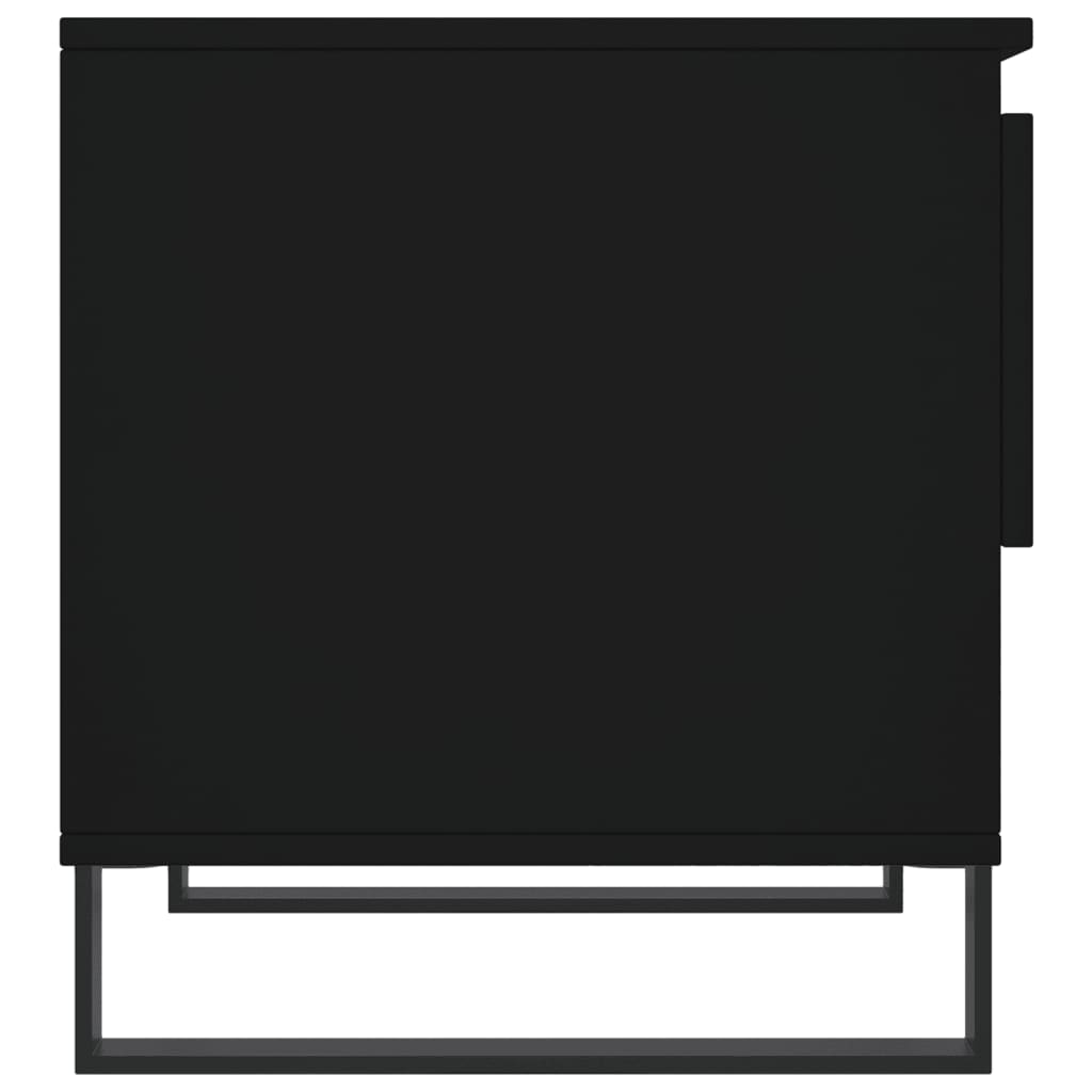 Tavolino da Salotto Nero 50x46x50 cm in Legno Multistrato | homemem39