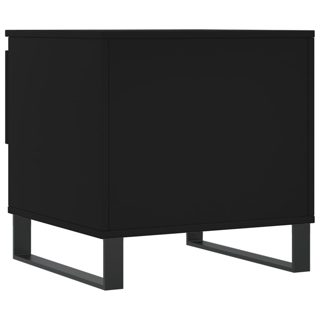 Tavolino da Salotto Nero 50x46x50 cm in Legno Multistrato | homemem39