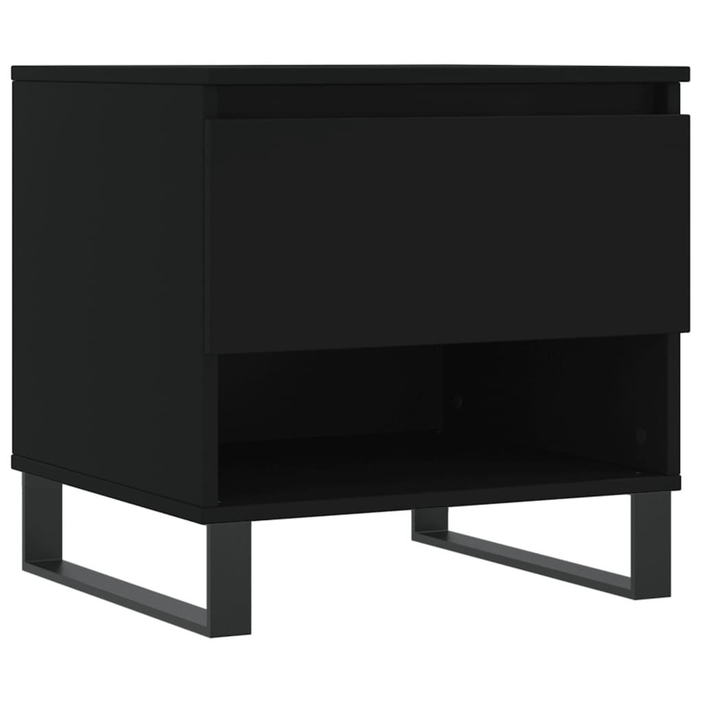 Tavolini da Salotto 2 pz Neri 50x46x50 cm in Legno Multistrato | homemem39