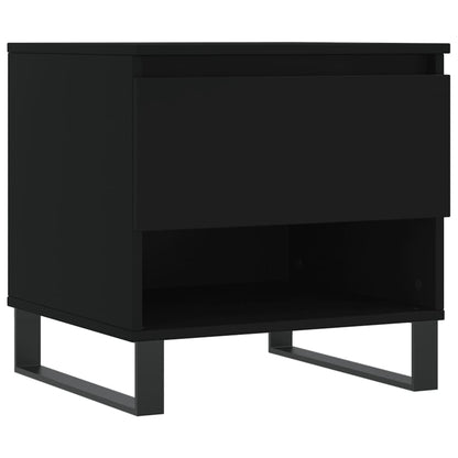 Tavolini da Salotto 2 pz Neri 50x46x50 cm in Legno Multistrato | homemem39